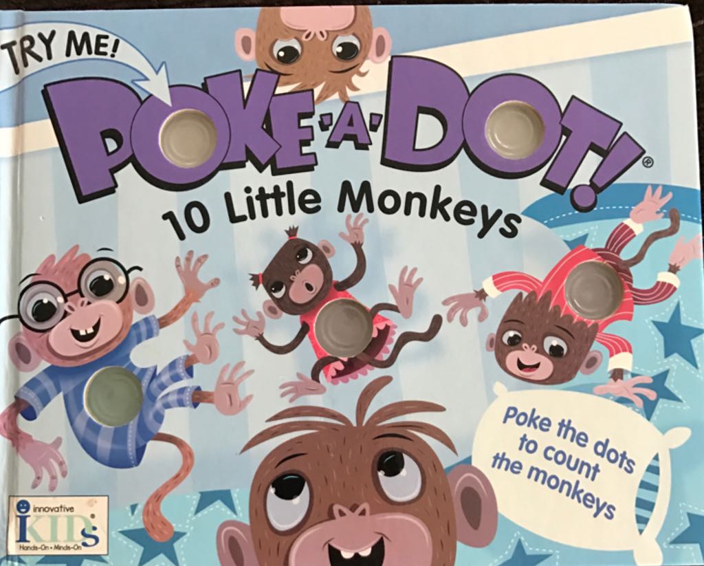 Poke-a-dot! 10 Little Monkeys