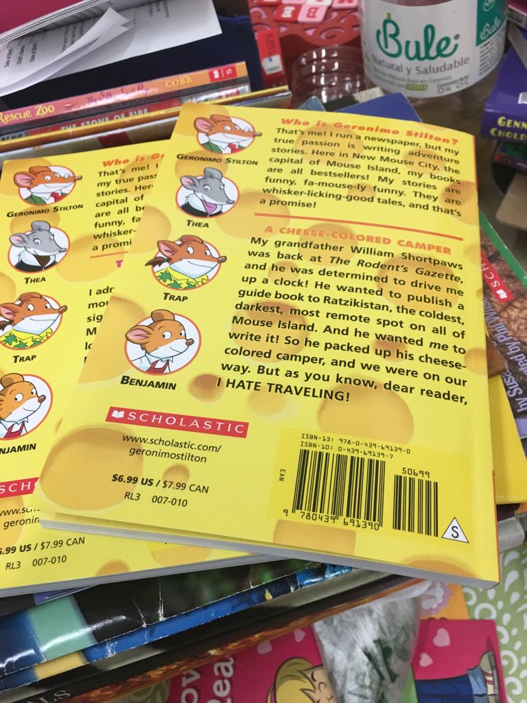 Geronimo Stilton #16 A Cheese-Colored Camper - Geronimo Stilton (Scholastic Inc. - Paperback) book collectible [Barcode 9780439691390] - Main Image 2