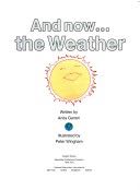 And now-- the weather - Anita Ganeri (Little Simon) book collectible [Barcode 9780689715839] - Main Image 1