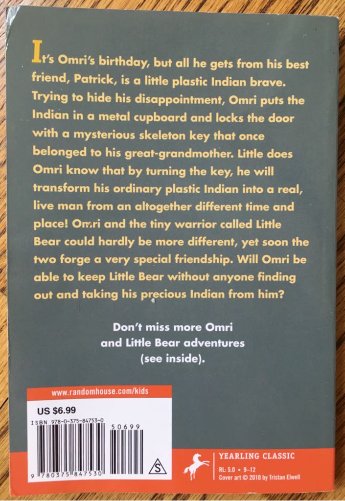 The Indian in the Cupboard - Lynne Reid Banks (Unknown - Paperback) book collectible [Barcode 9780375847530] - Main Image 2