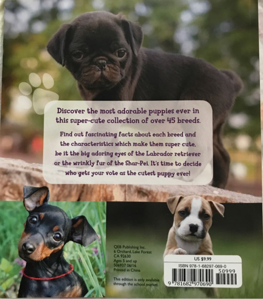 Cutest Puppies Ever! - Anna Claybourne (- Paperback) book collectible [Barcode 9781682970690] - Main Image 2