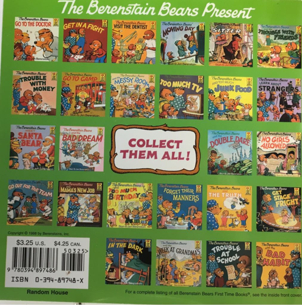 Berenstain Bears: Homework Hassle - Stan And Jan Berenstain (Random House Books for Young Readers - Paperback) book collectible [Barcode 9780679887447] - Main Image 2