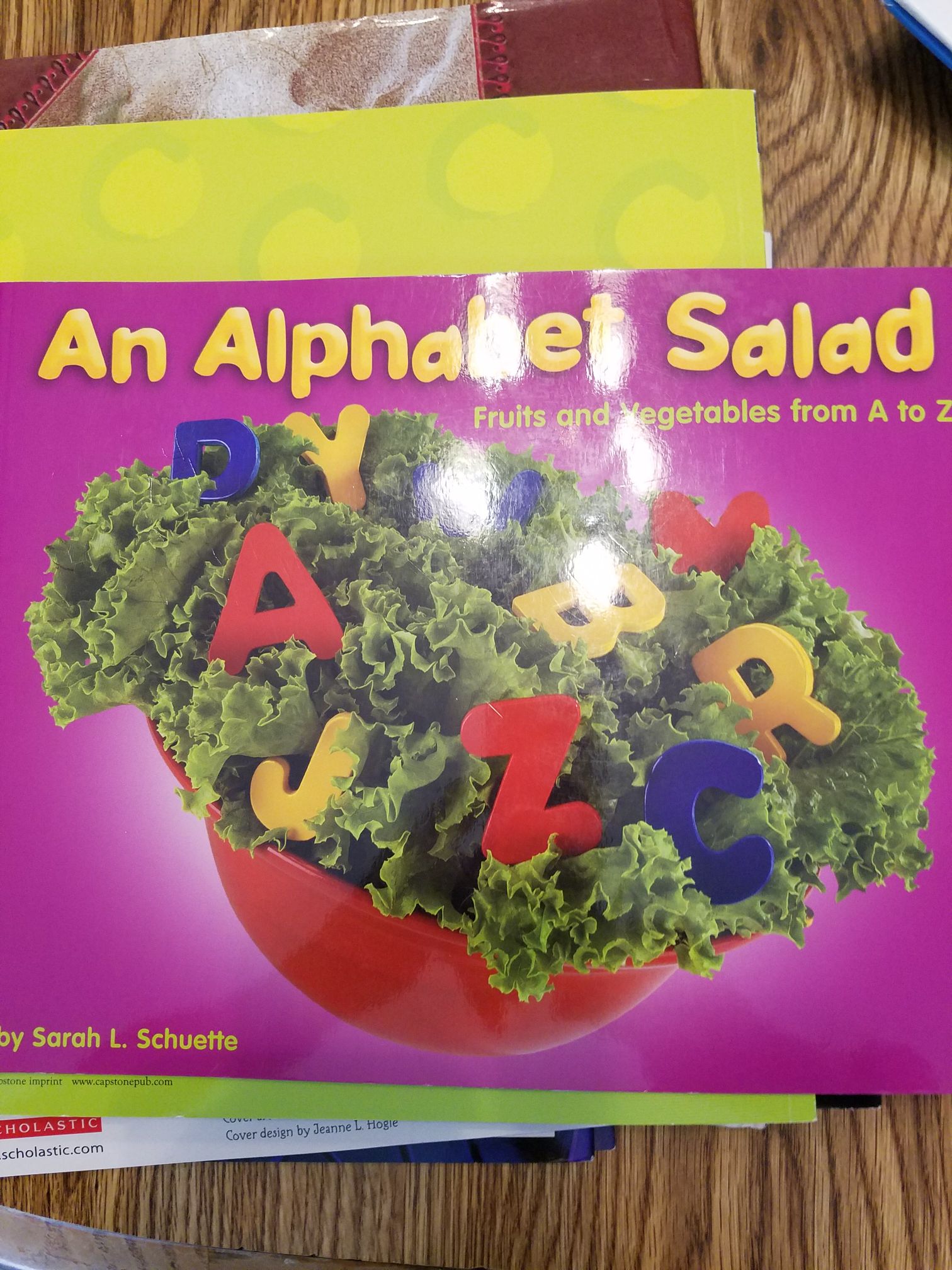 an Alphabet salad.