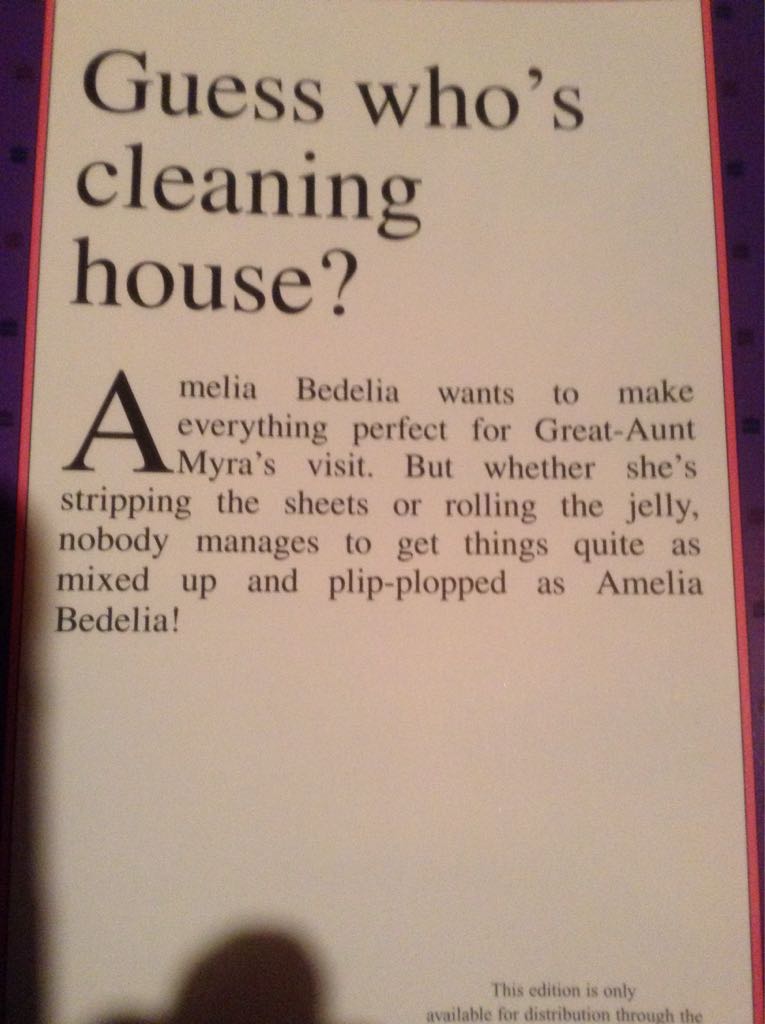 Amelia Bedelia: Thank You, Amelia Bedelia! - Peggy Parish (Trumpet - Paperback) book collectible [Barcode 9780590984720] - Main Image 2