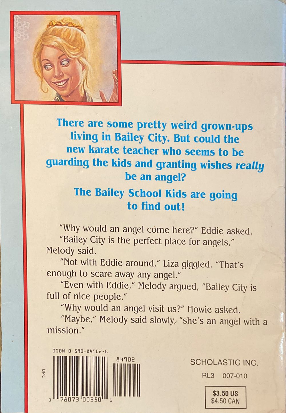 Bailey School Kids #23: Angels Don’t Know Karate - Debbie Dadey (Scholastic Inc. - Paperback) book collectible [Barcode 9780590849029] - Main Image 2