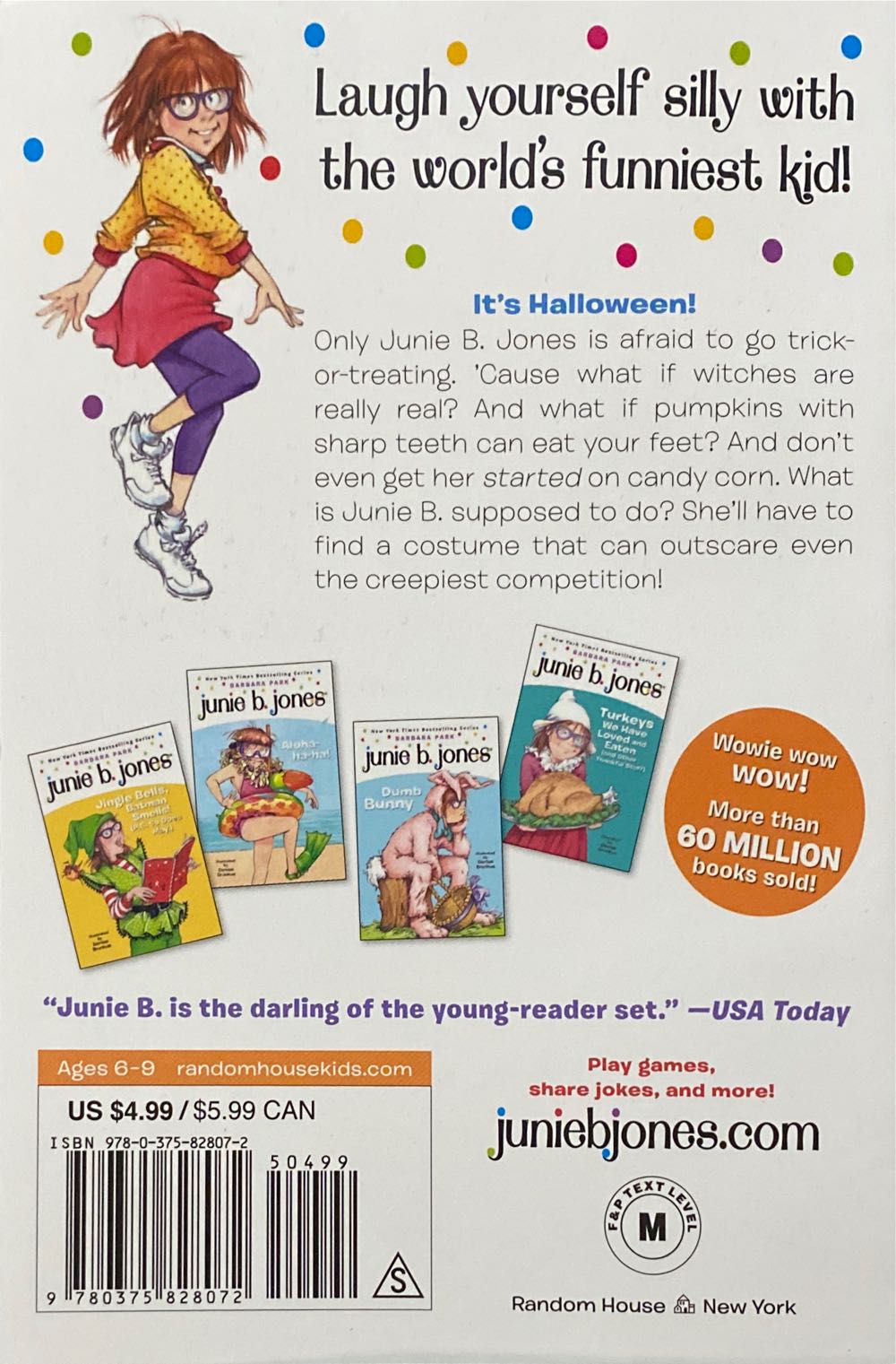 Boo...and I Mean It! - Barbara Park (Random House Books for Young Readers - Paperback) book collectible [Barcode 9780375828072] - Main Image 2