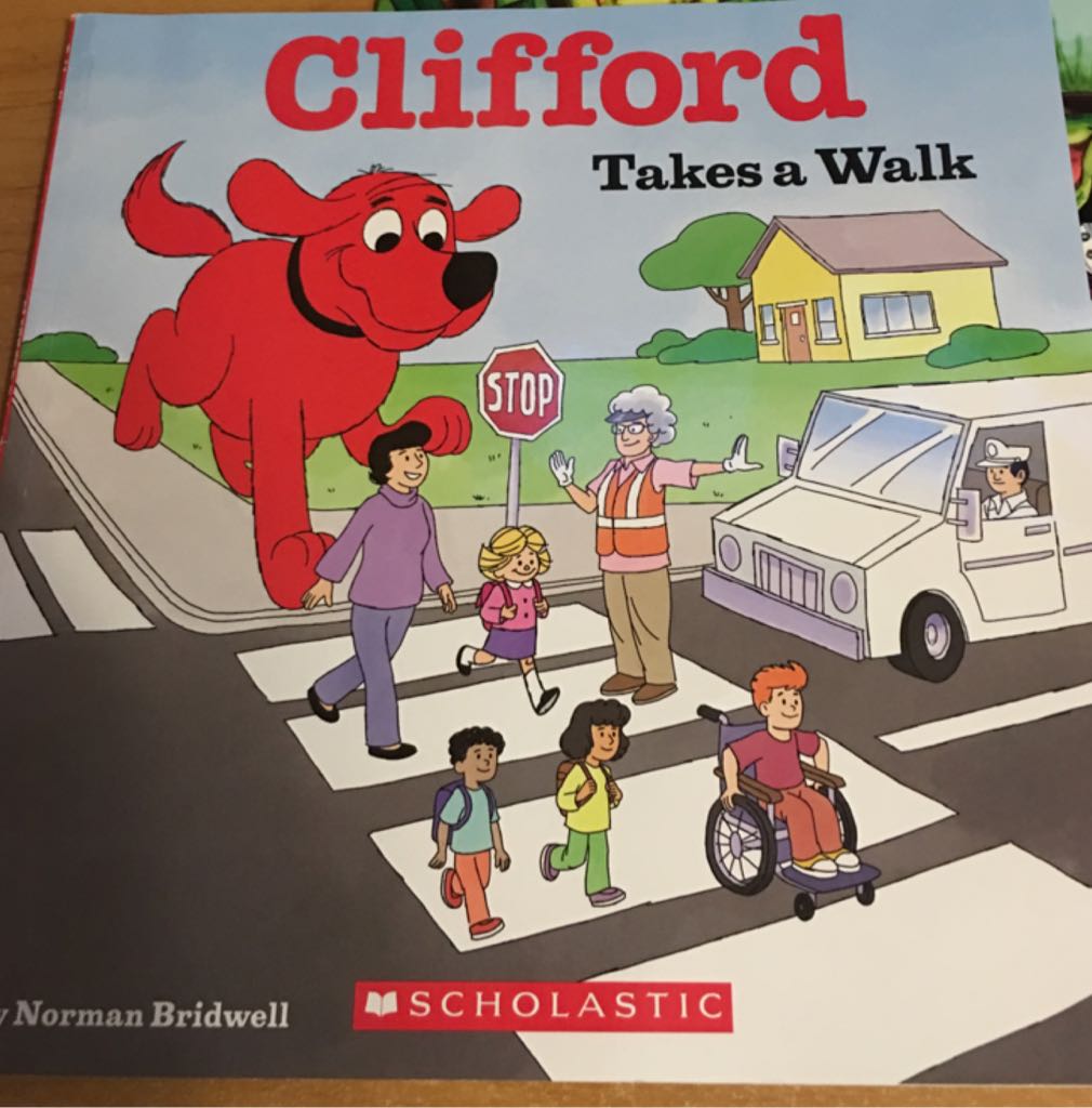 Clifford Takes A Walk - Norman Bridwell book collectible [Barcode 9780545923989] - Main Image 1