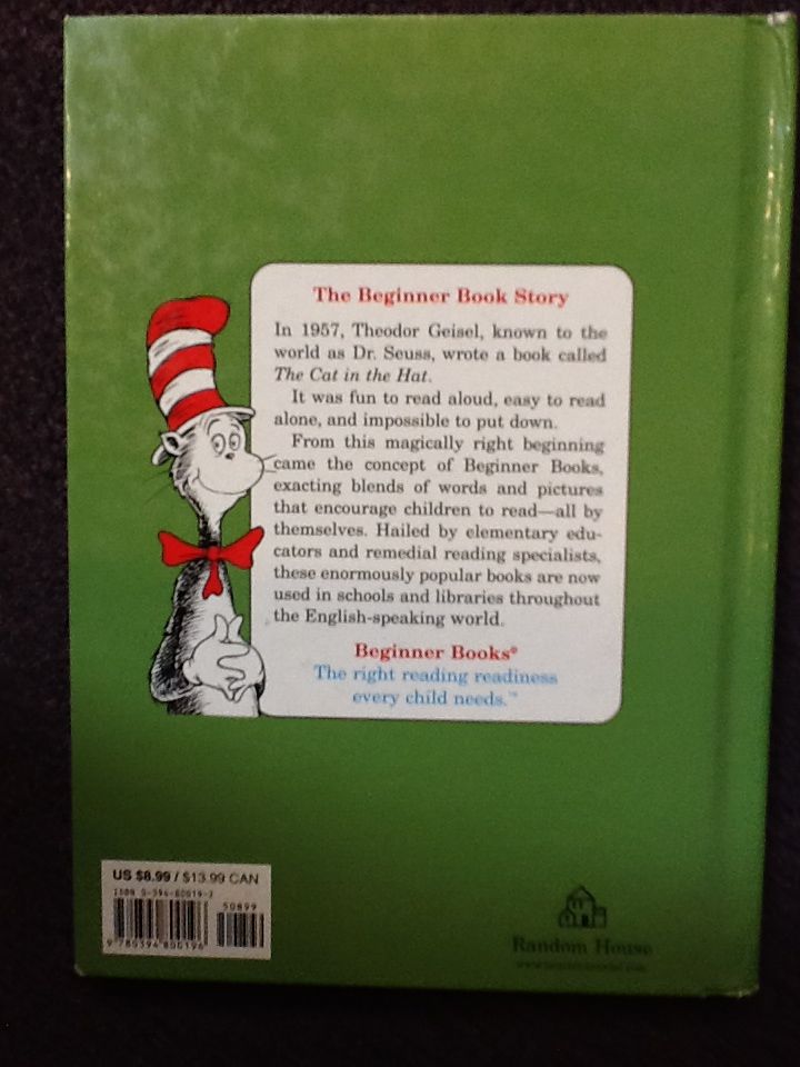 Ten Apples Up on Top! - Dr. Seuss (Random House Books for Young Readers - Hardcover) book collectible [Barcode 9780394800196] - Main Image 2