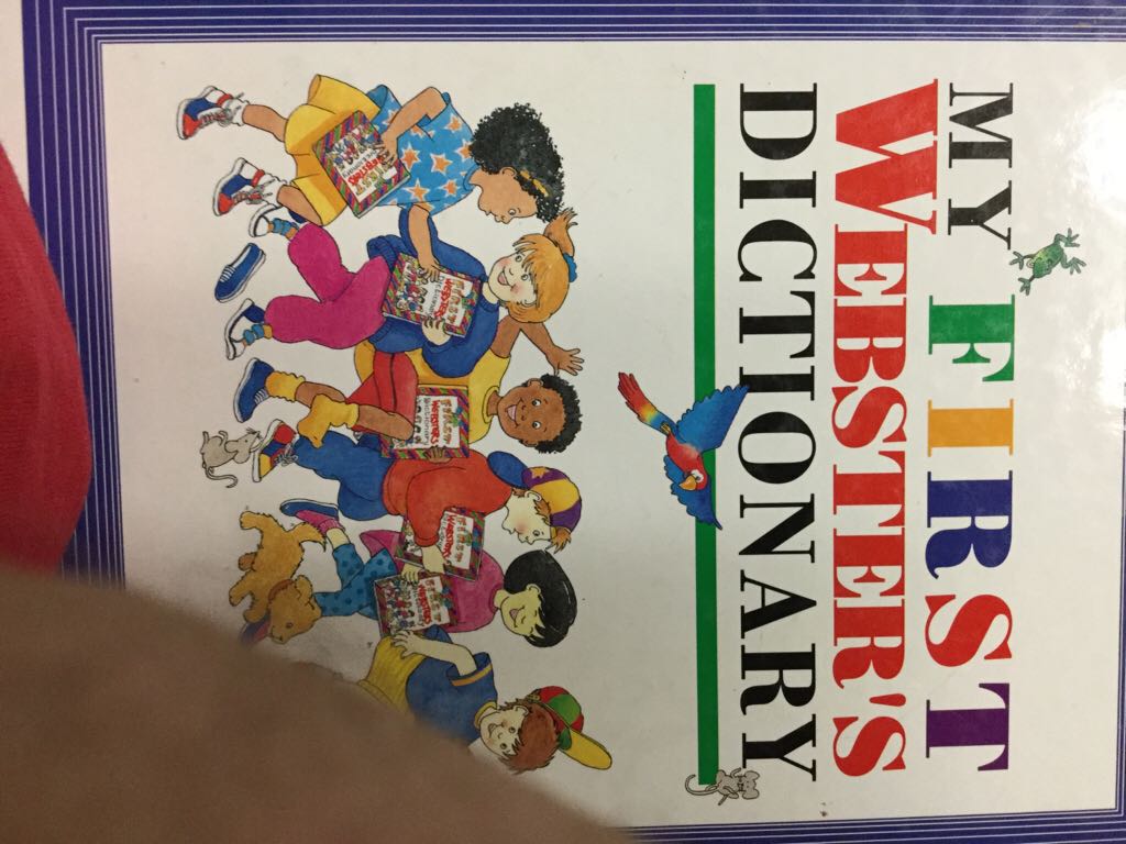 My first Webster’s dictionary