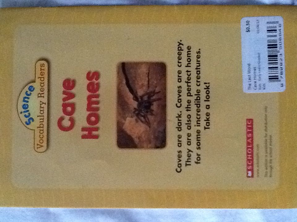 Cave Homes - Elizabeth Bennett (Scholastic) book collectible [Barcode 9780545007122] - Main Image 2