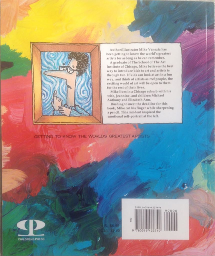 Getting to Know the World’s Greatest Artists: Van Gogh - Mike Venezia (Chicago : Childrens Press - Paperback) book collectible [Barcode 9780516422749] - Main Image 2