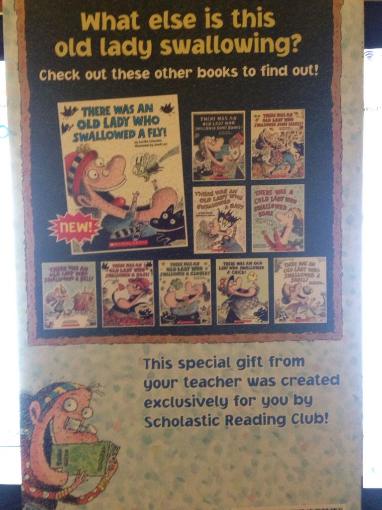 There Was An Old Lady Who Swallowed A Desk S9- Old Lady - Lucille Colandro (Scholastic Inc. - Paperback) book collectible [Barcode 9780545805865] - Main Image 2