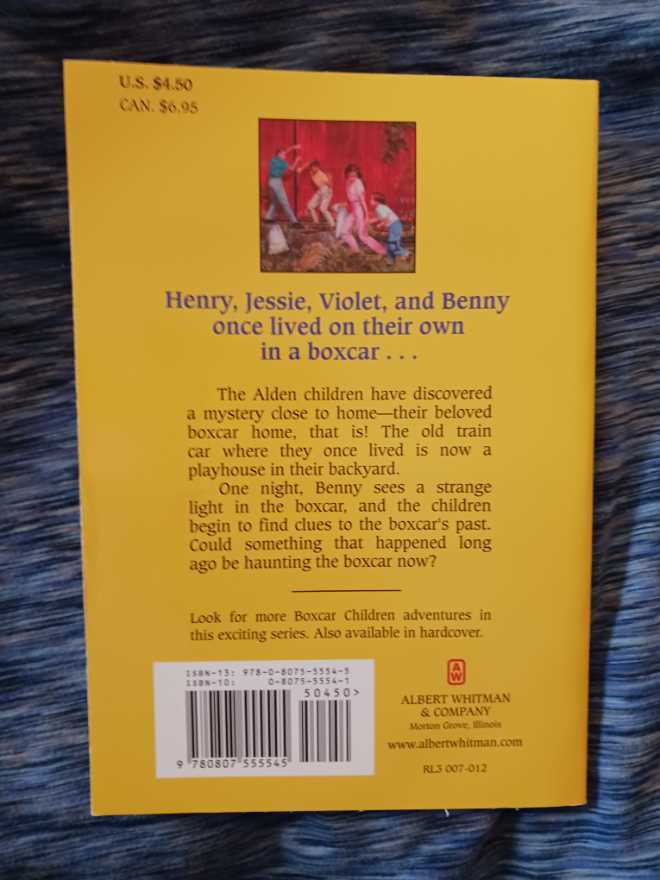The Boxcar Children 100: The Mystery of the Haunted Boxcar - Gertrude Chandler Warner (Albert Whitman and Company - Paperback) book collectible [Barcode 9780807555545] - Main Image 2