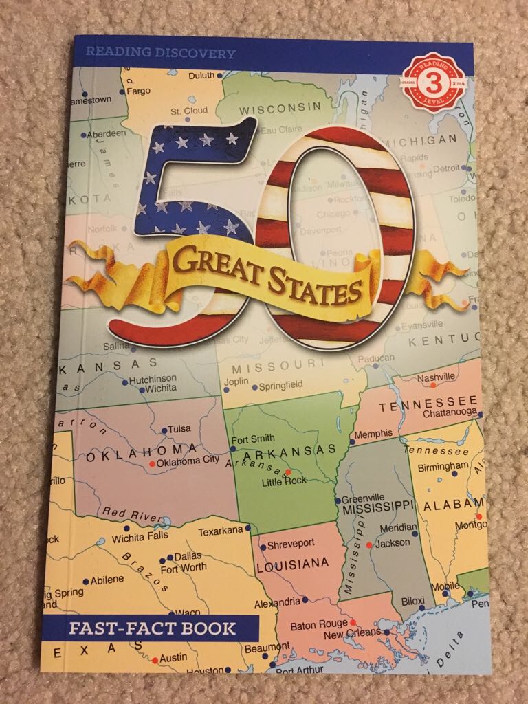 50 Great States: Fast Facts - Kathryn Knight (Bendon) book collectible [Barcode 9781505091106] - Main Image 1