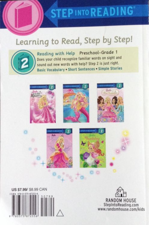 Barbie: Fairytale Collection xG37- Human (Girly) - Mattel (Random House - Paperback) book collectible [Barcode 9780375872556] - Main Image 2