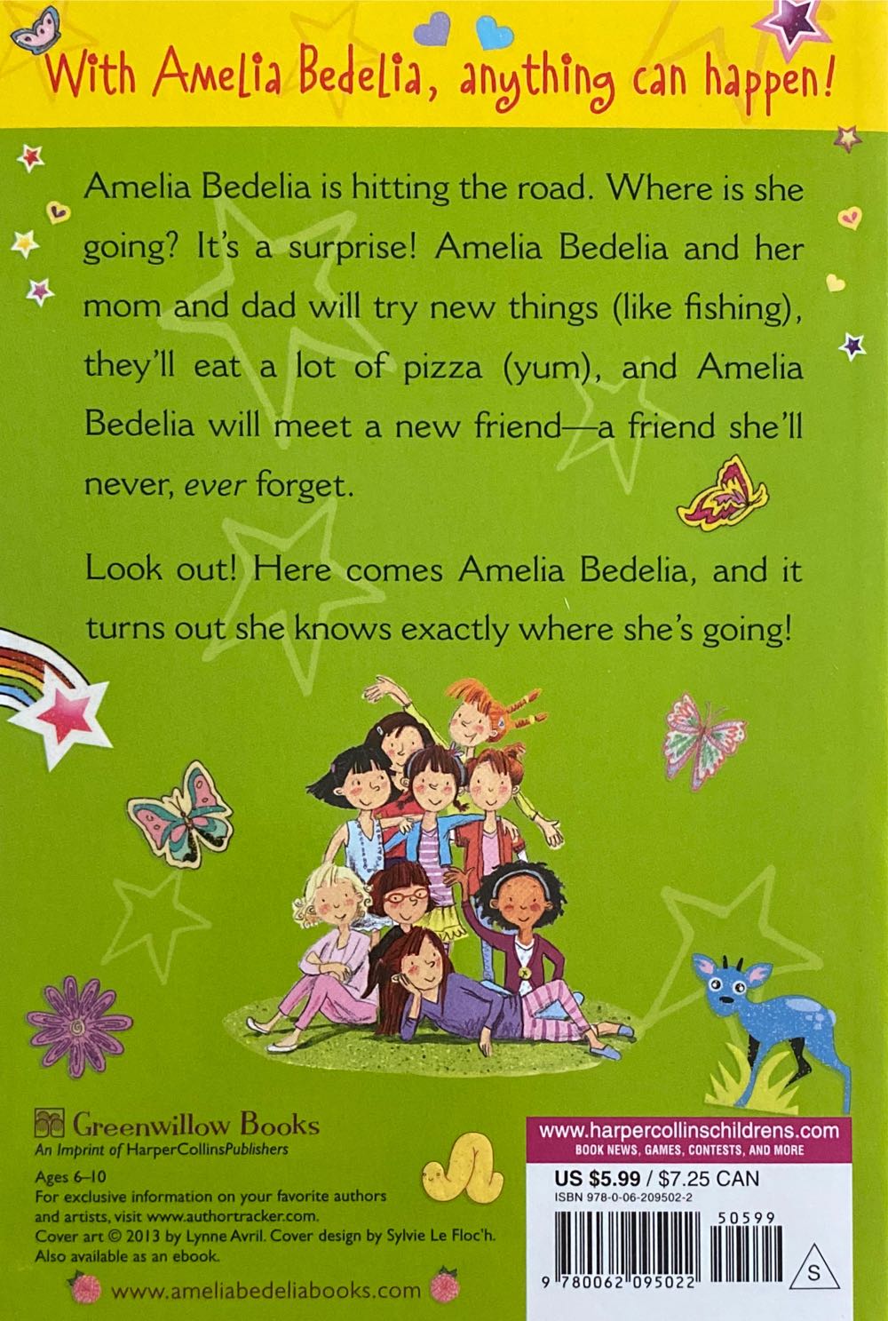 Amelia Bedelia Road Trip! - Herman Parish (Greenwillow Books - Paperback) book collectible [Barcode 9780062095022] - Main Image 2
