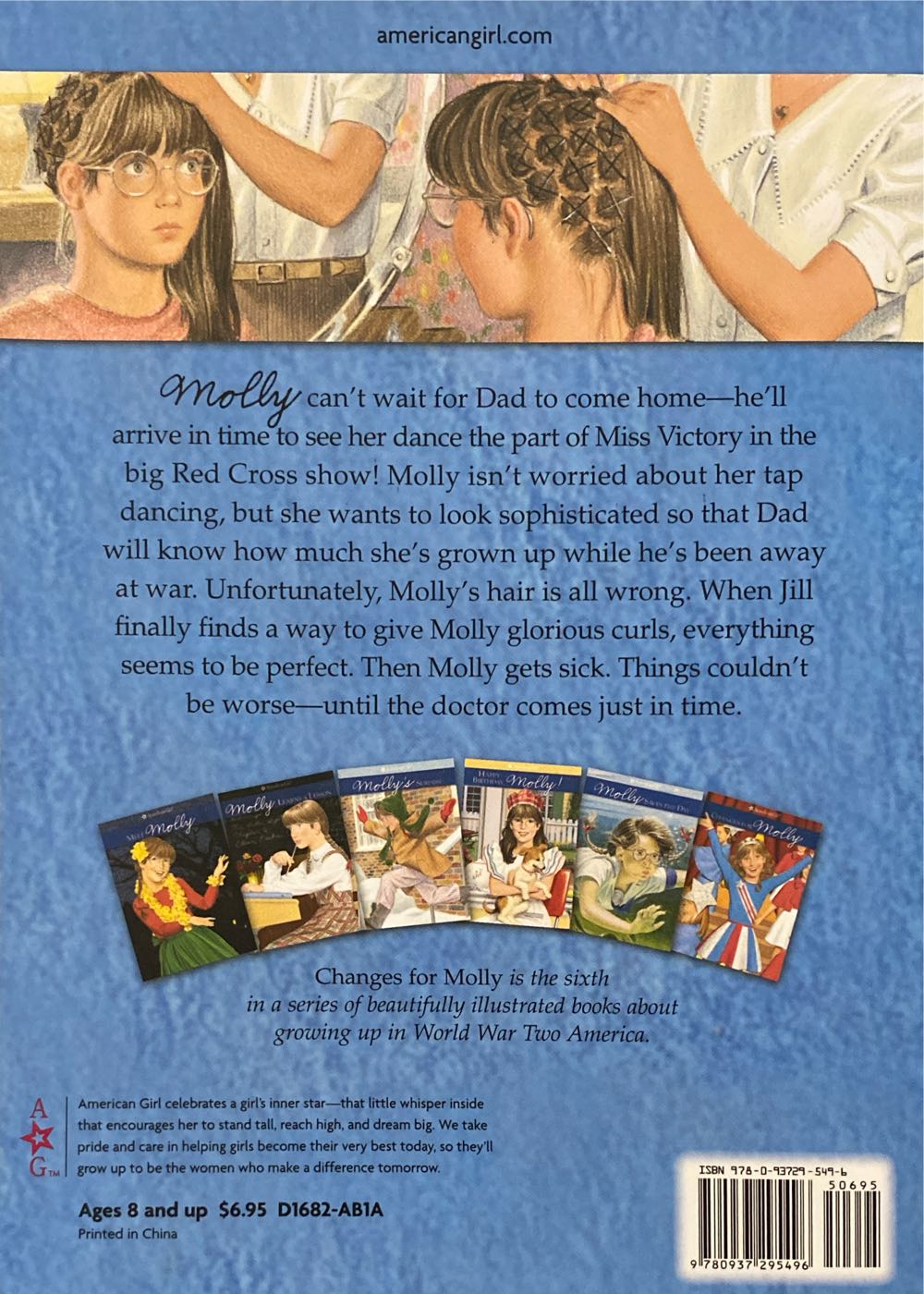 American Girl: Changes for Molly (A Winter Story) - Valerie Tripp (Pleasant Company Publications - Paperback) book collectible [Barcode 9780937295496] - Main Image 2
