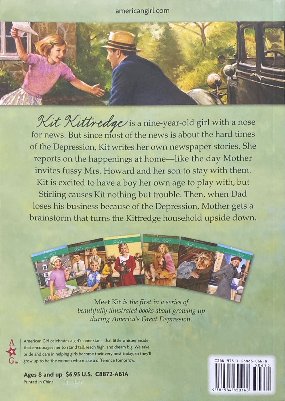 American Girls Kit: Meet Kit - Valerie Tripp (Pleasant Company Publications - Paperback) book collectible [Barcode 9781584850168] - Main Image 2