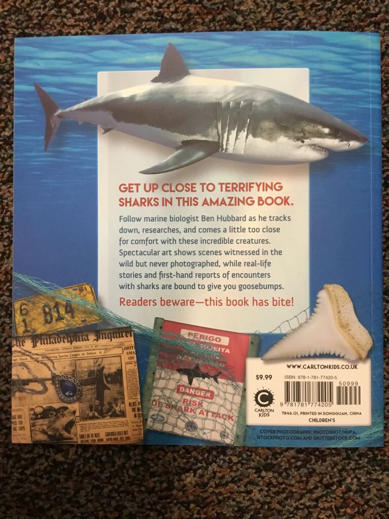 Sharks Get Up Close To Nature’s Fiercest Predators - Ben Hubbard (- Paperback) book collectible [Barcode 9781781774205] - Main Image 2
