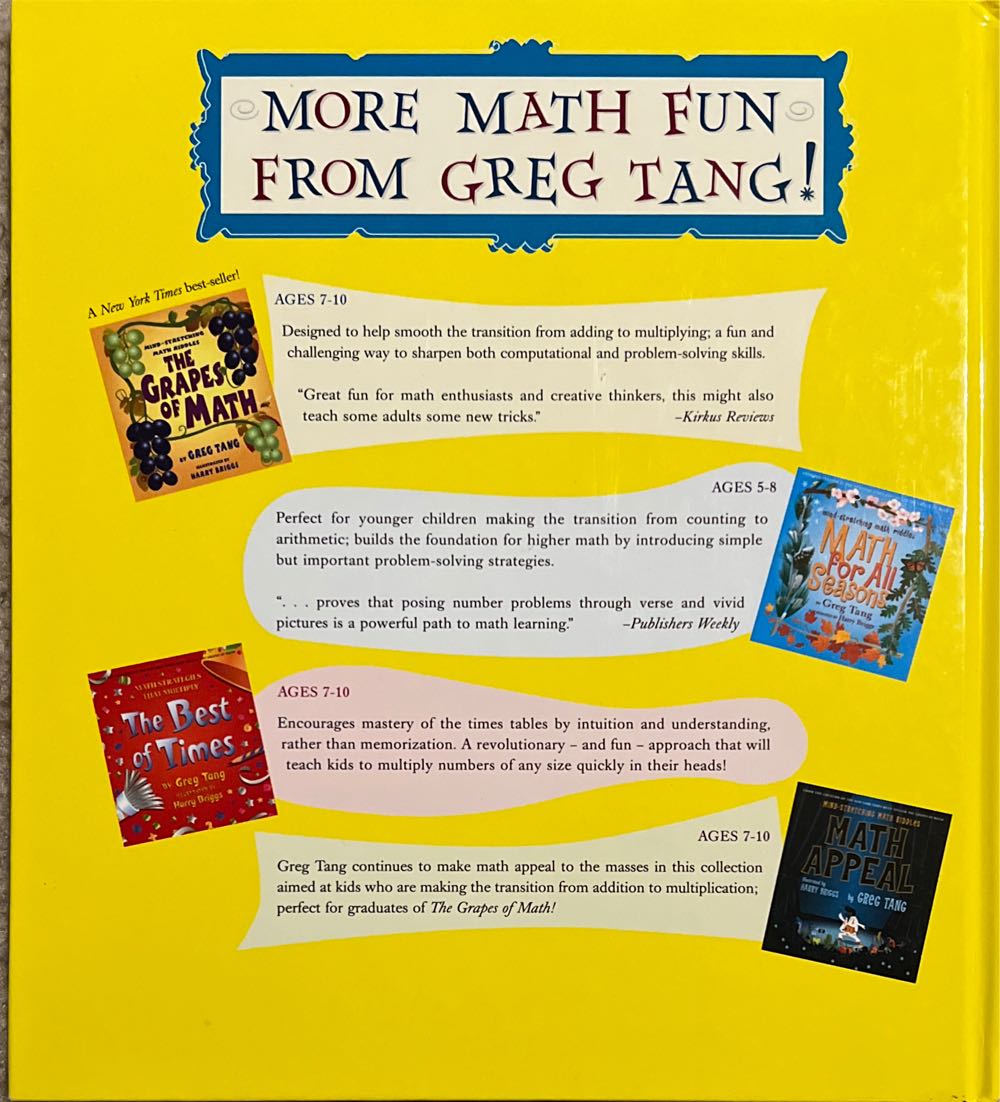 Math-terpieces: The Art of Problem Solving - Greg Tang (A Scholastic Press - Paperback) book collectible [Barcode 9780439560900] - Main Image 2