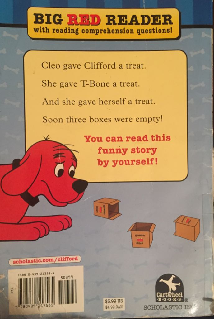 Clifford And Tummy Trouble - Josephine Page (Cartwheel Books - Paperback) book collectible [Barcode 9780439213585] - Main Image 2