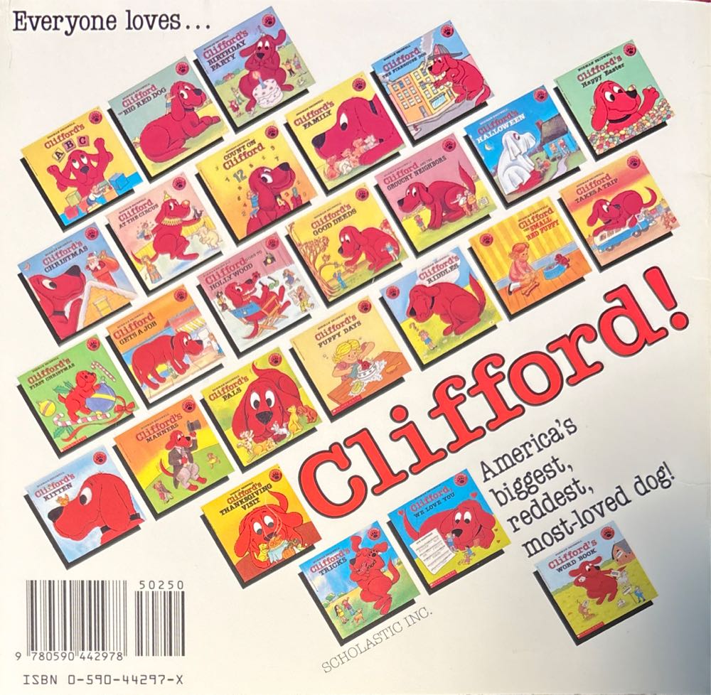 Clifford The Big Red Dog - Norman Bridwell (Scholastic, Inc. - Hardcover) book collectible [Barcode 9780590442978] - Main Image 2