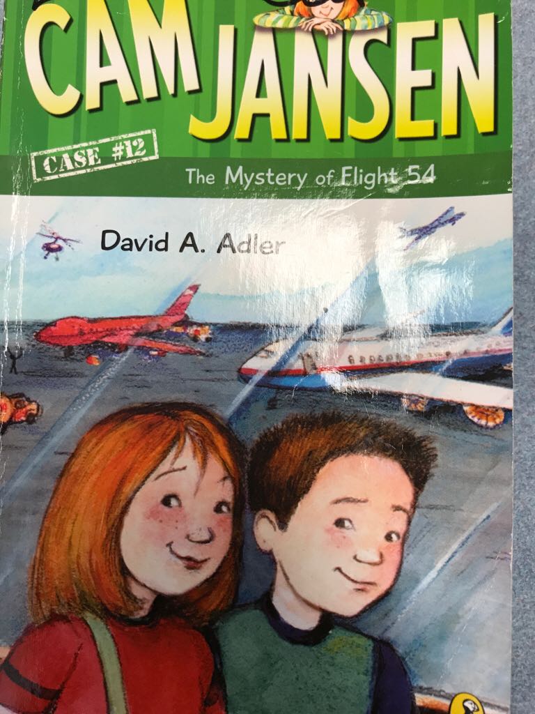 Cam Jansen Case #12: The Mystery of Flight 54 - David Adler (Penguin - Paperback) book collectible [Barcode 9780142401798] - Main Image 1