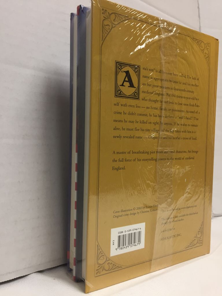 Crispin - Avi (Scholastic Inc. - Hardcover) book collectible [Barcode 9780439574679] - Main Image 2