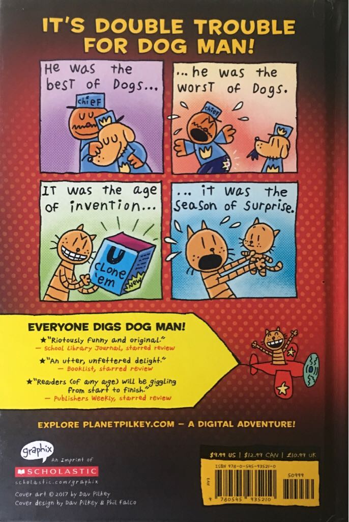 Dog Man #3: A Tale of Two Kitties - Graphic Novel - Dav Pilkey (Scholastic - Hardcover) book collectible [Barcode 9780545935210] - Main Image 2