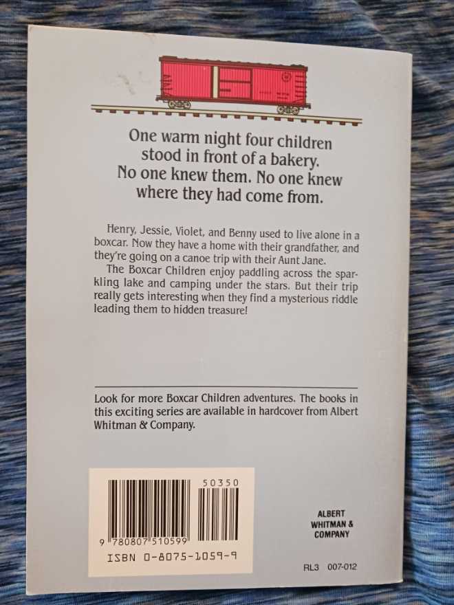 Boxcar Children #40: The Canoe Trip Mystery - Gertrude Chandler Warner (Albert Whitman and Company - Paperback) book collectible [Barcode 9780807510599] - Main Image 2