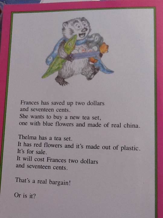 A Bargain for Frances - Russell Hoban (Scholastic - Paperback) book collectible [Barcode 9780590477789] - Main Image 2