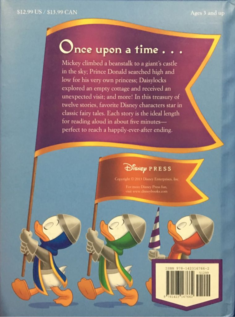 Disney 5-Minute Fairy Tales - Disney Press (Disney Press - Hardcover) book collectible [Barcode 9781423167662] - Main Image 2