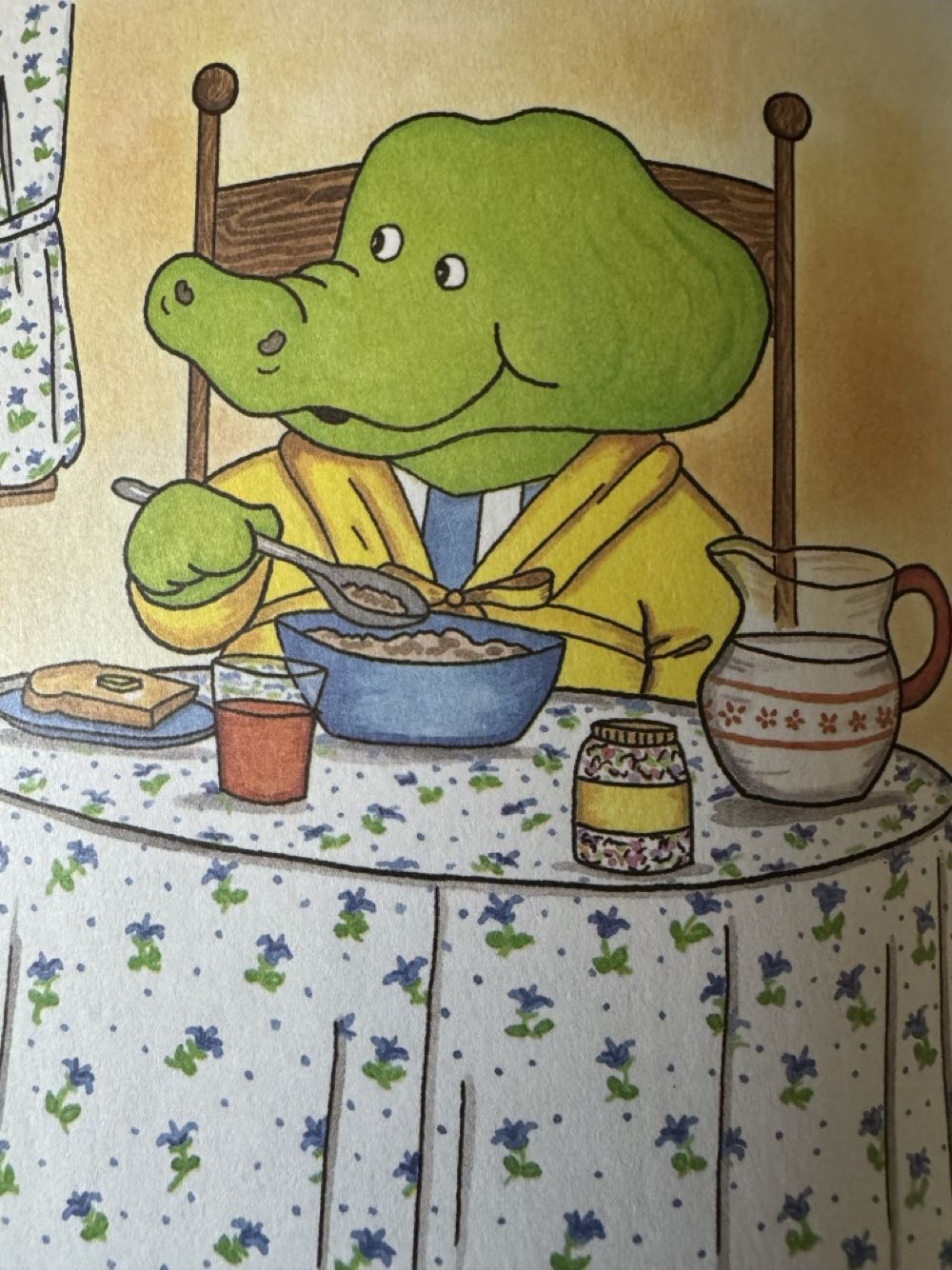 Smile, Says Little Crocodile - Jane Belk Moncure (Grolier - Hardcover) book collectible [Barcode 9780895656964] - Main Image 4