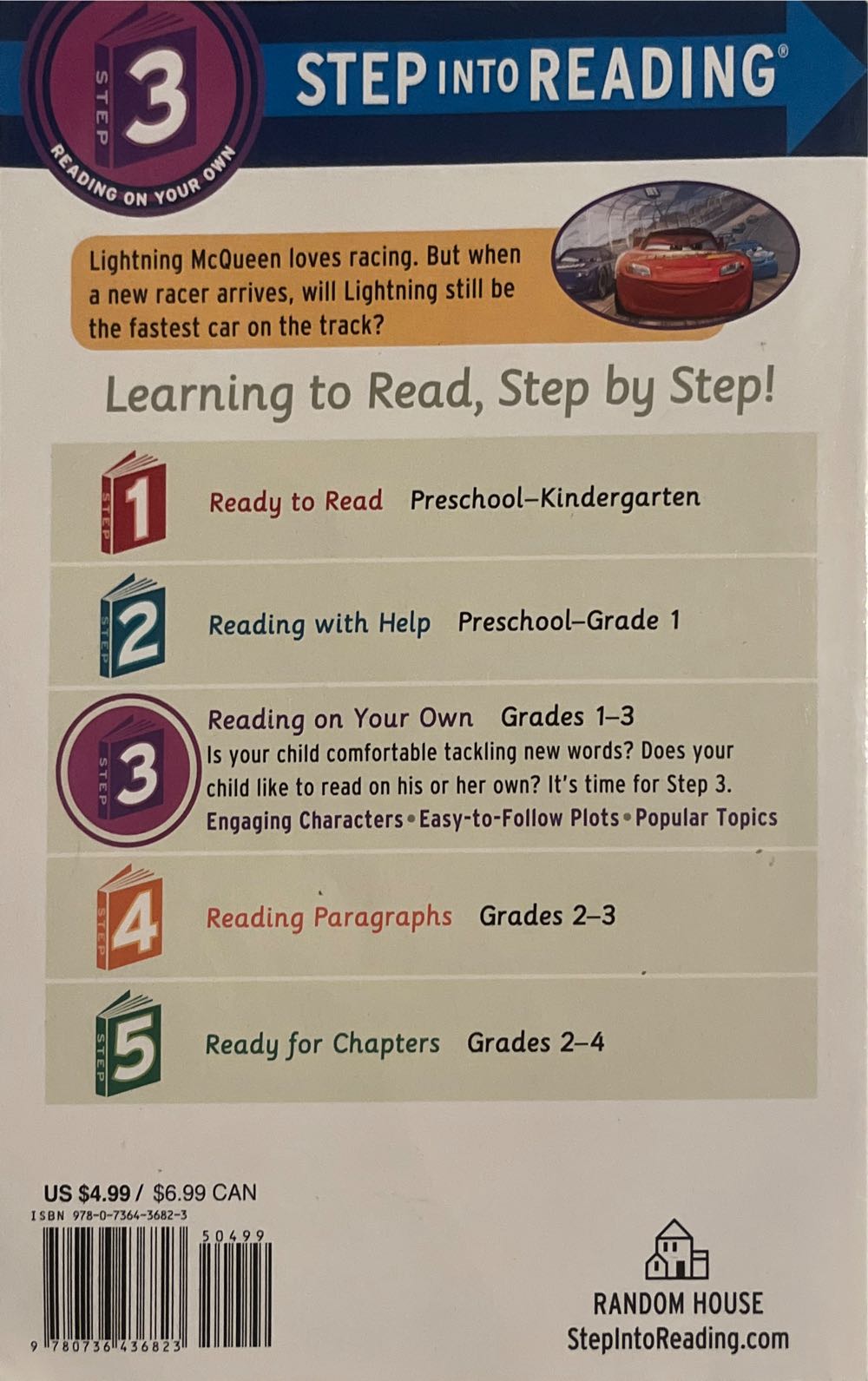 Driven to Win! - Random House (Step Into Reading) book collectible [Barcode 9780736436823] - Main Image 2