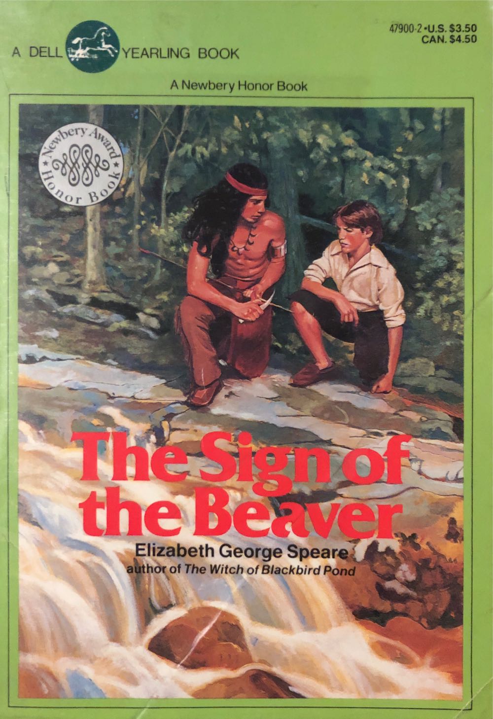 The Sign Of The Beaver - Elizabeth George Speare (Dell Publishing Co., Inc. - Paperback) book collectible [Barcode 9780440479000] - Main Image 3