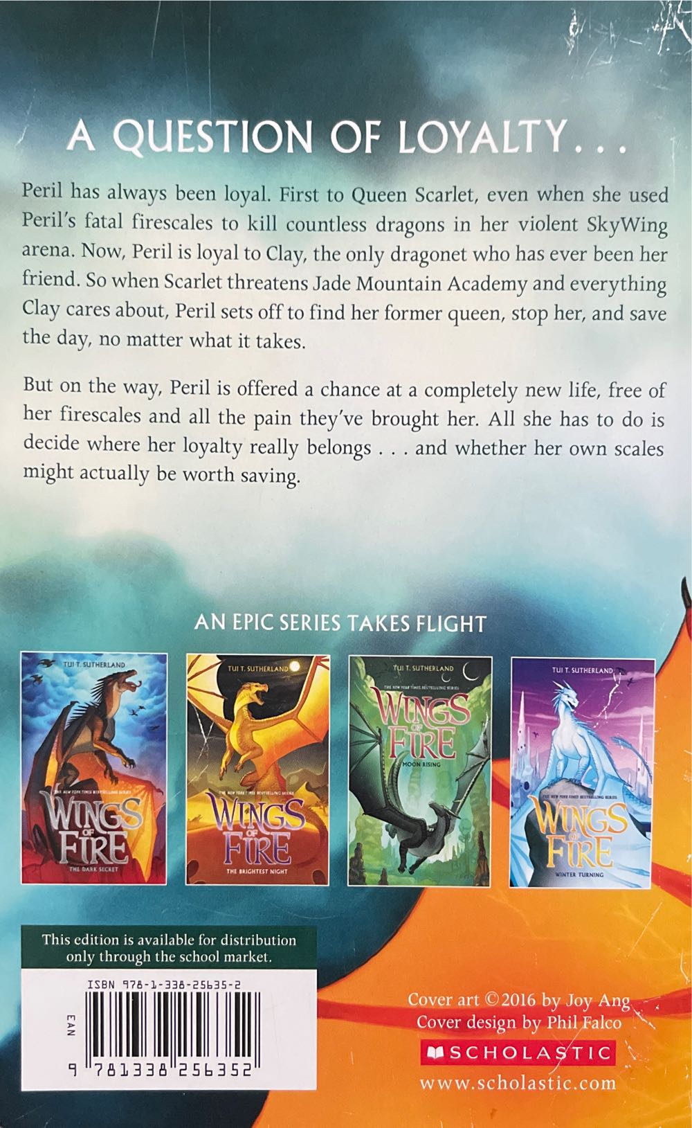 Escaping Peril - Tui Sutherland (Scholastic Incorporated - Paperback) book collectible [Barcode 9781338256352] - Main Image 2