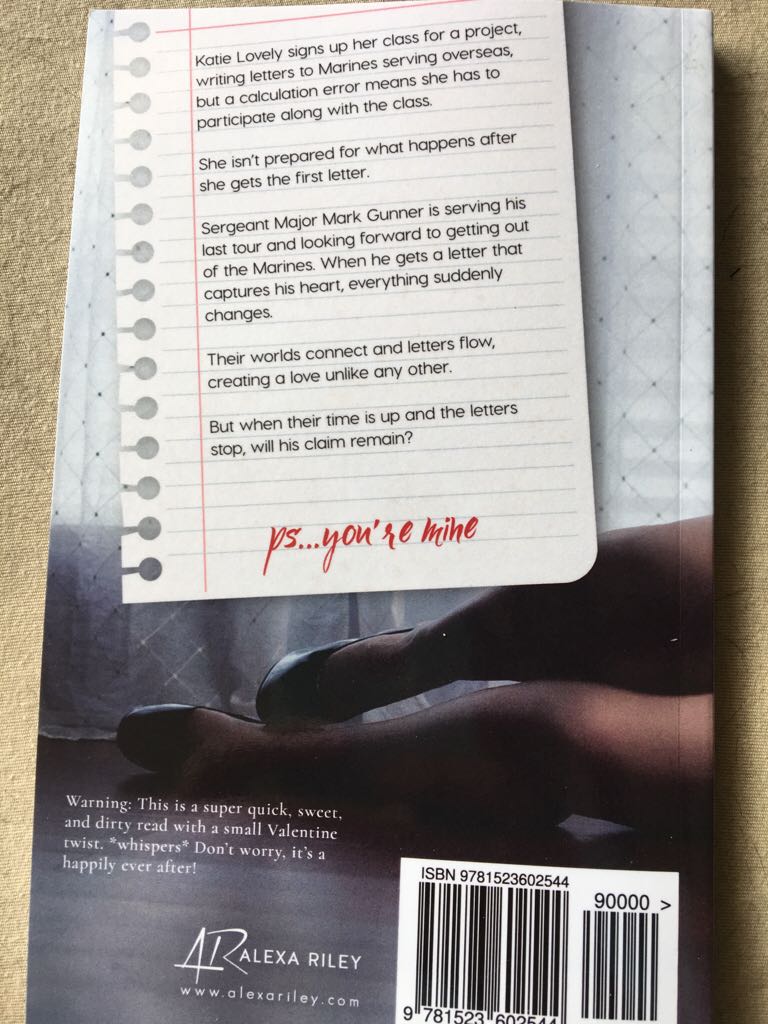 PS... You’re Mine - Alexa Riley (Createspace Independent Publishing Platform - Kindle) book collectible [Barcode 9781523602544] - Main Image 2