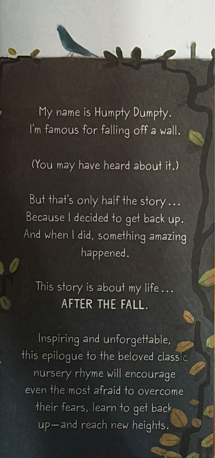 After the Fall (How Humpty Dumpty Got Back Up Again) - Dan Santat (Roaring Brook Press - Hardcover) book collectible [Barcode 9781626726826] - Main Image 3