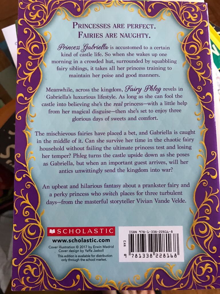 Princess Imposter - Vivian Vande Velde (Scholastic Inc. - Paperback) book collectible [Barcode 9781338228168] - Main Image 2