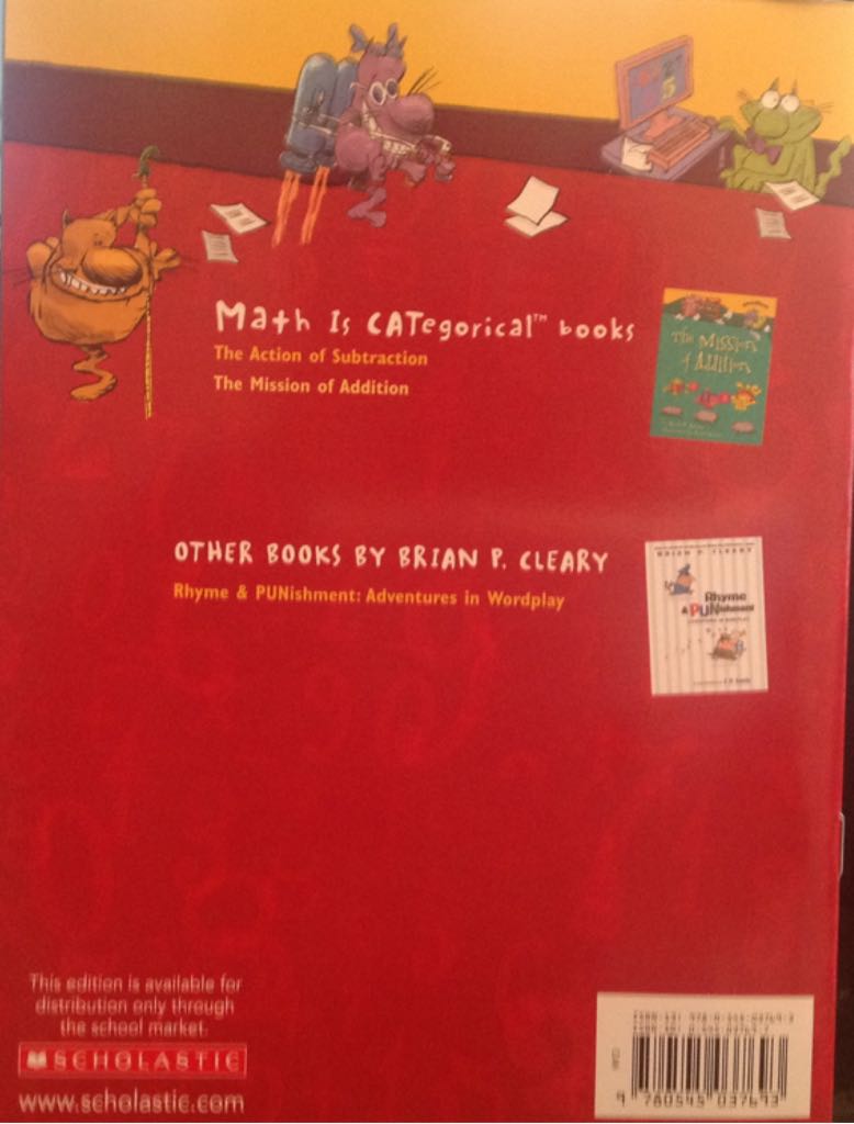 Action of Subtraction - Brian P. Cleary (Lerner Publishing Group - Paperback) book collectible [Barcode 9780545037693] - Main Image 2
