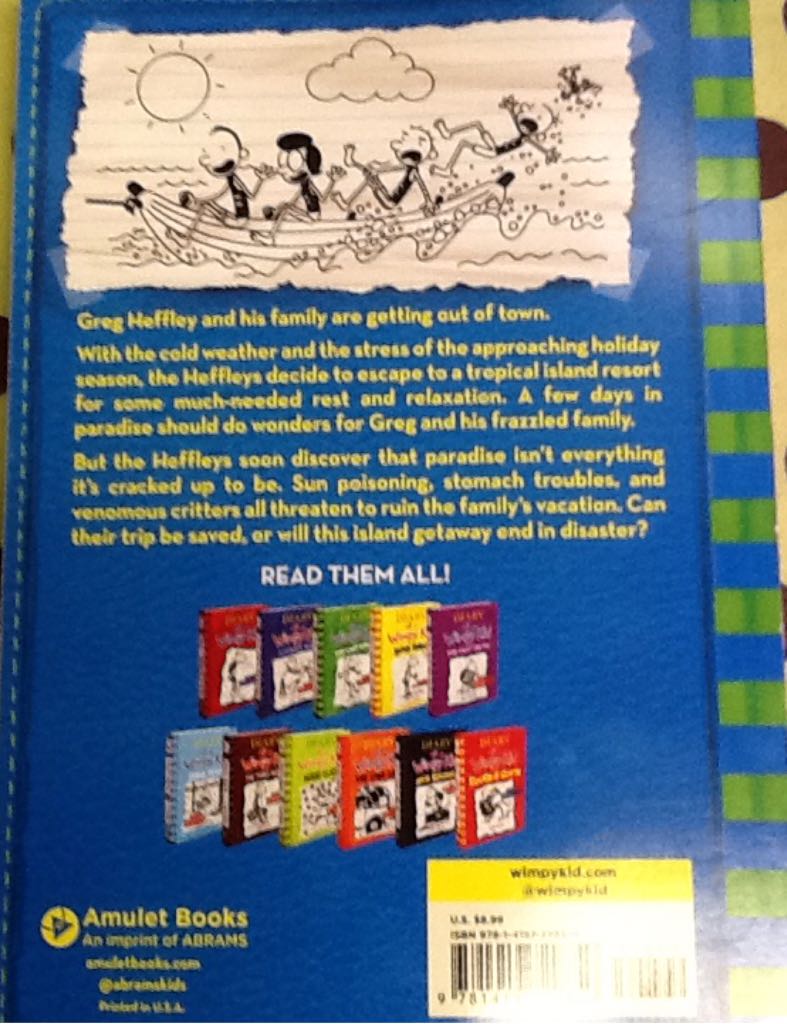 Diary Of A Wimpy Kid #12: The Getaway - Jeff Kinney (Scholastic Inc. - Paperback) book collectible [Barcode 9781419729850] - Main Image 2