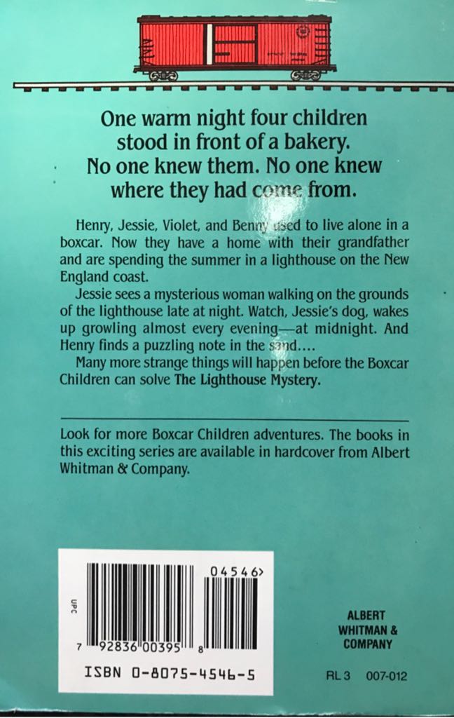 Boxcar Children #08: The Lighthouse Mystery - Gertrude Chandler Warner (Albert Whitman - Paperback) book collectible [Barcode 9780807545461] - Main Image 2