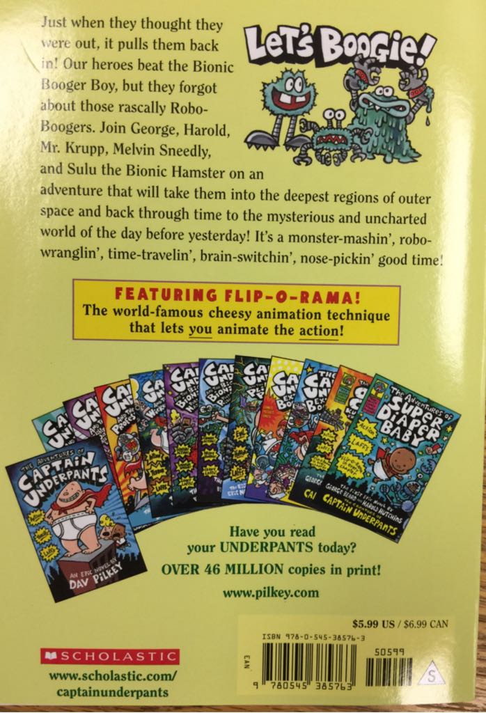 Captain Underpants #7 - Dav Pilkey (First Scholastic - Paperback) book collectible [Barcode 9780545385763] - Main Image 2