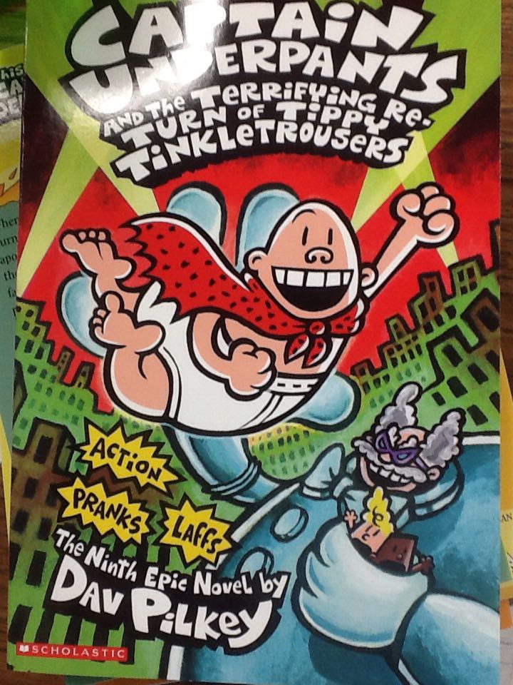 Captain Underpants #9 - Dav Pilkey book collectible [Barcode 9780545724227] - Main Image 1