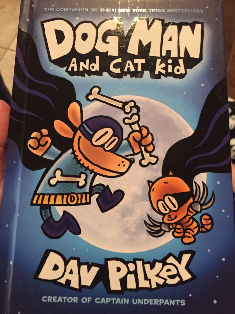 Dog Man #4: Dog Man And Cat Kid - Dav Pilkey (On the First shelf of books - Hardcover) book collectible [Barcode 9780545935180] - Main Image 1