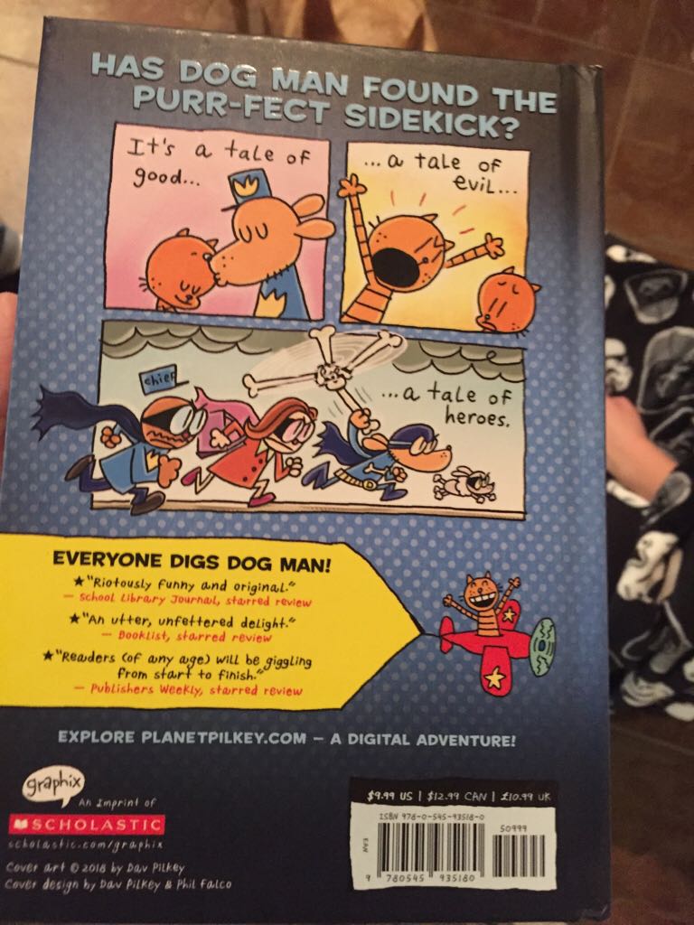 Dog Man #4: Dog Man And Cat Kid - Dav Pilkey (On the First shelf of books - Hardcover) book collectible [Barcode 9780545935180] - Main Image 2