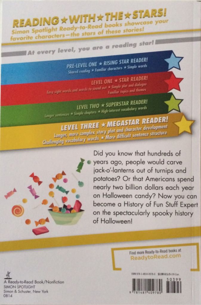 History of Fun Stuff: The Tricks and Treats of Halloween! - Angela Murphy (Simon Spotlight, an imprint of Simon & Schuster Children’s Publishing Division - Paperback) book collectible [Barcode 9781481409780] - Main Image 2