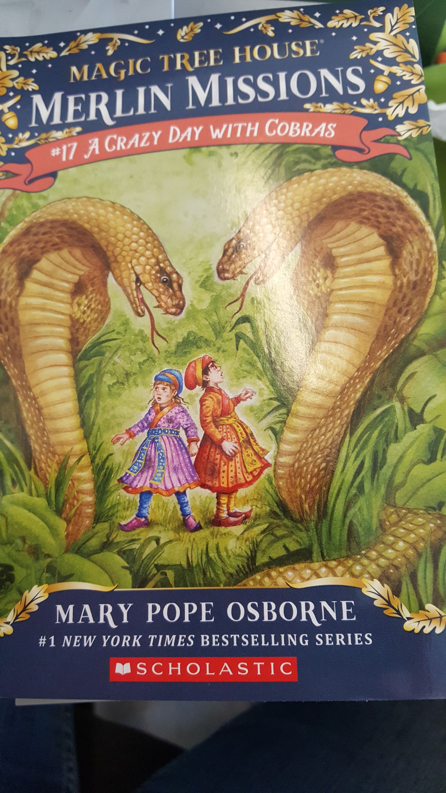 A Crazy Day With Cobras - Mary Pope Osborne (Scholastic - Paperback) book collectible [Barcode 9781338224924] - Main Image 1