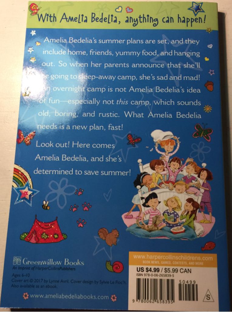 Amelia Bedelia Makes a Splash - Herman Parish (Greenwillow Books - Paperback) book collectible [Barcode 9780062658395] - Main Image 2