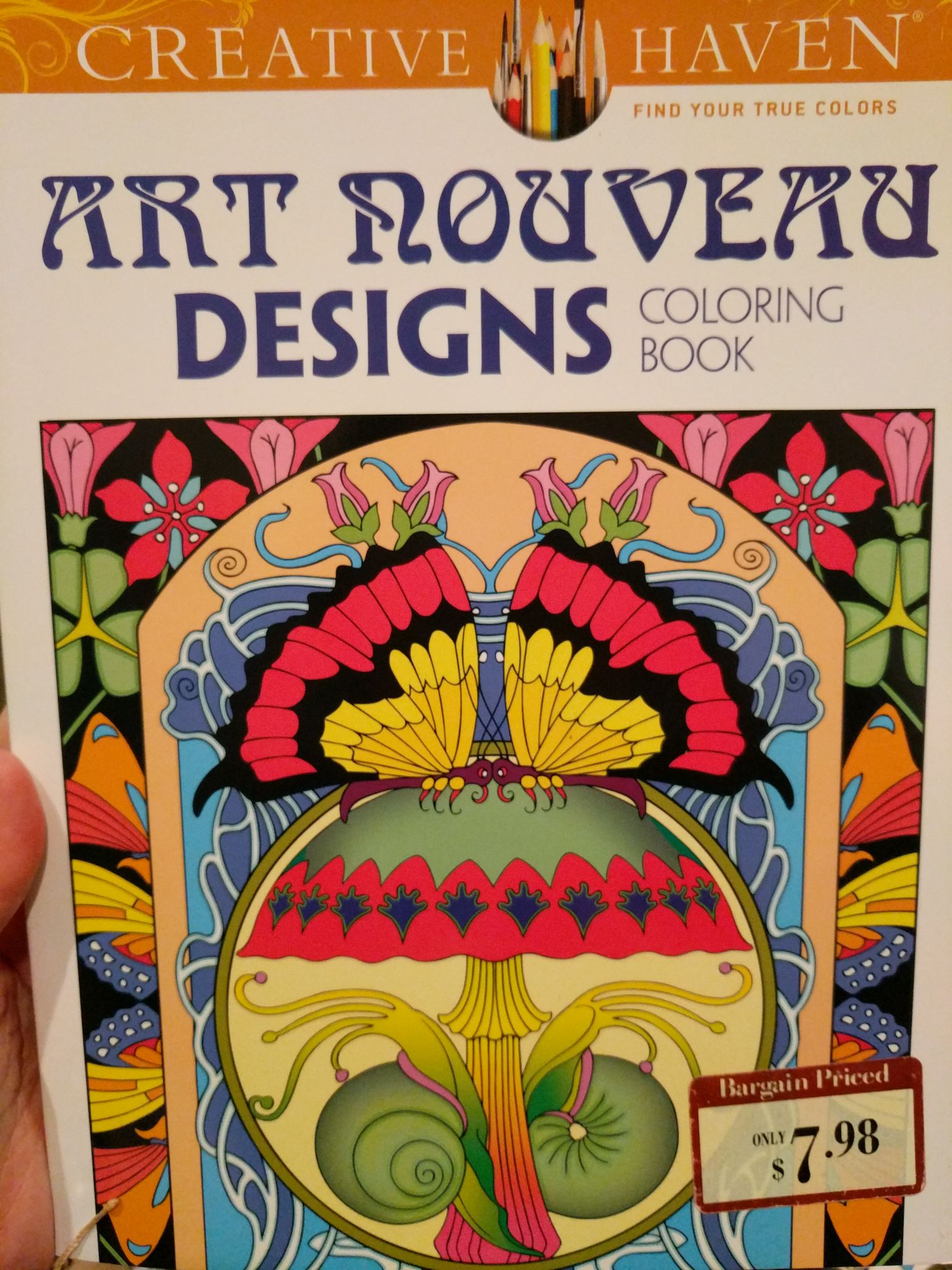 Art Nouveau Designs Coloring Book